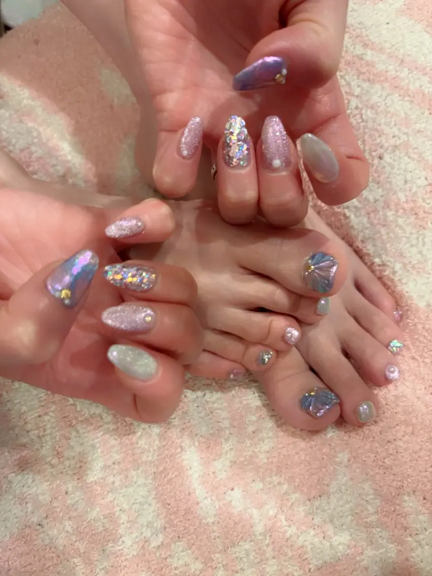 ネイル フットネイル komohana salon🌺のネイルデザイン