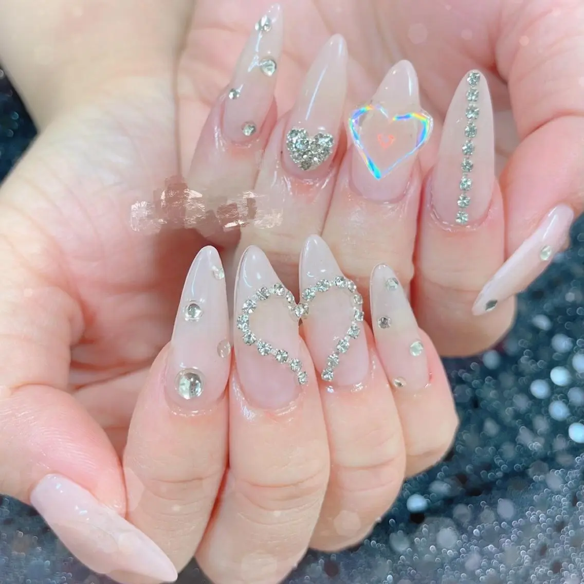 ネイル ハンドネイル ハンドケア MoON...❤︎ MeGuのネイルデザイン