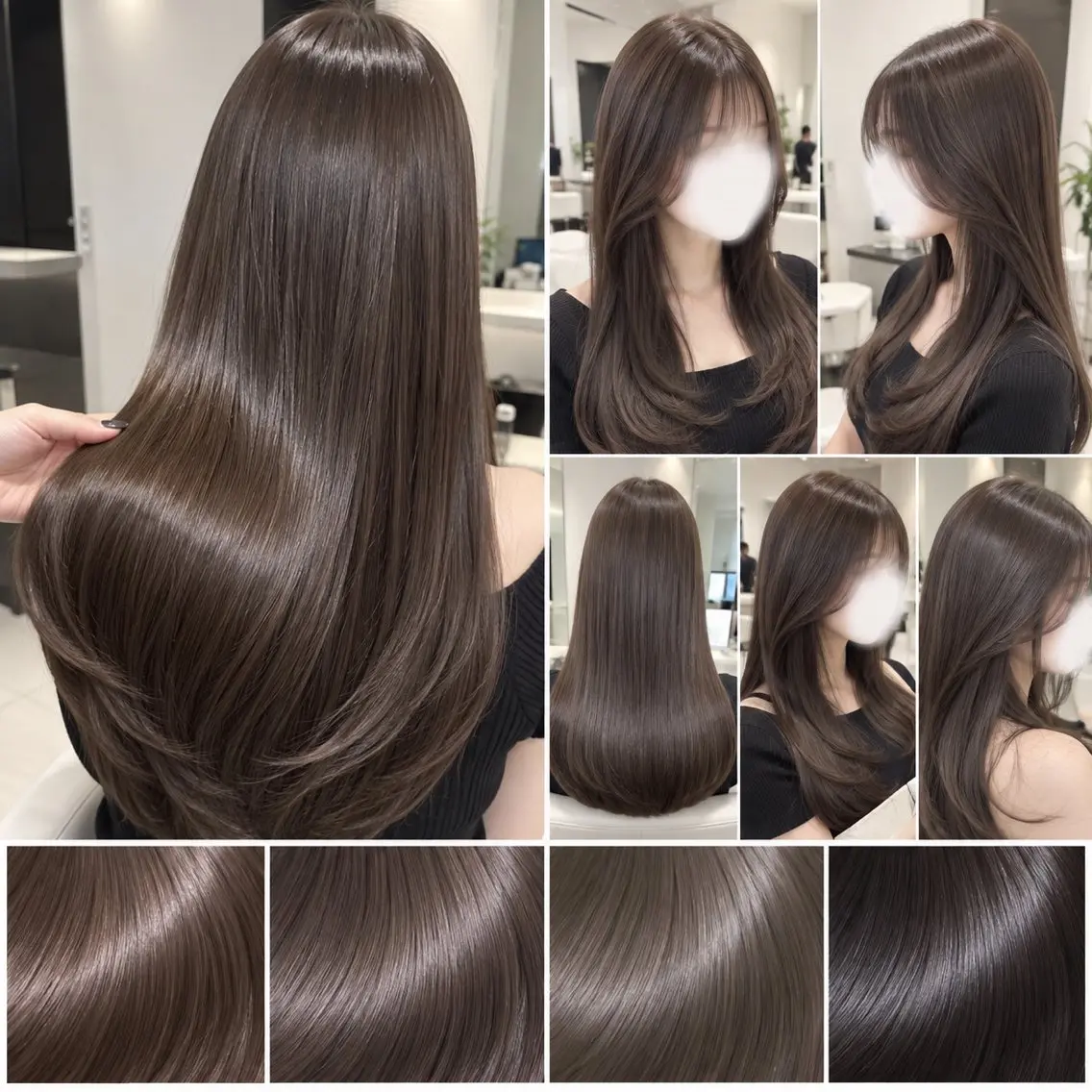 【🇰🇷韓国美髪コース💗】カット+艶感ナチュラルカラー🌿+韓国発コモレビTR🫧の写真