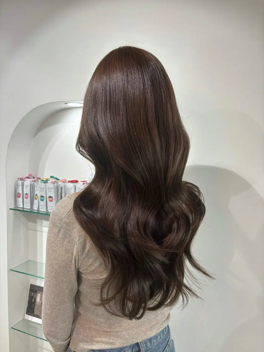 ロング カット ヘアカラー トリートメント 🎀ヘアセット/ 博多美容室ゆうあ🎀のヘアスタイル