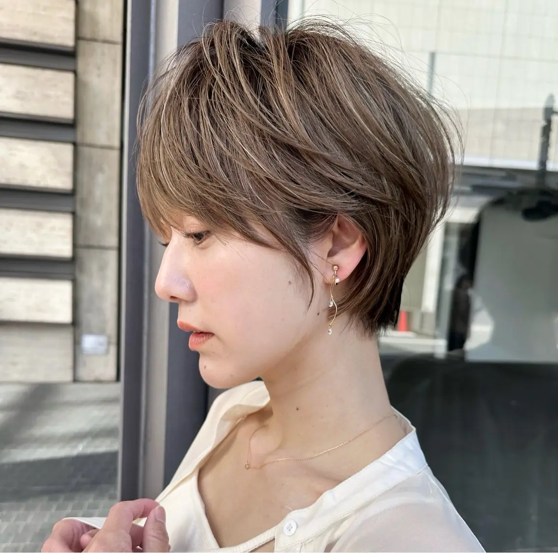 ショート くびれヘア ショートヘア カット ヘアカラー 雨宮 美月/ショート特化のヘアスタイル