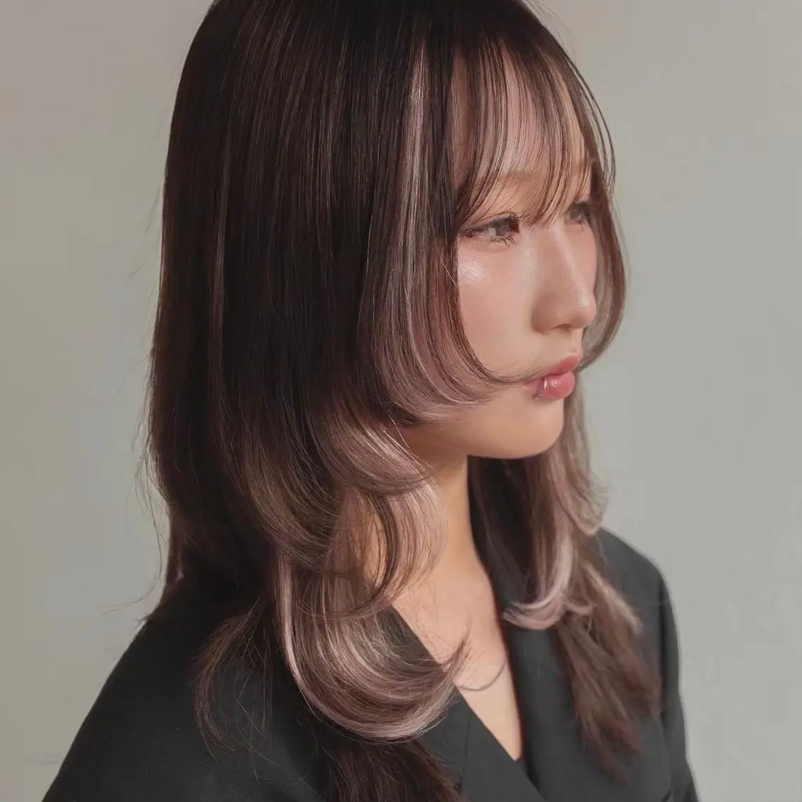 セミロング カラー miiko🌼 大人カラーのヘアスタイル