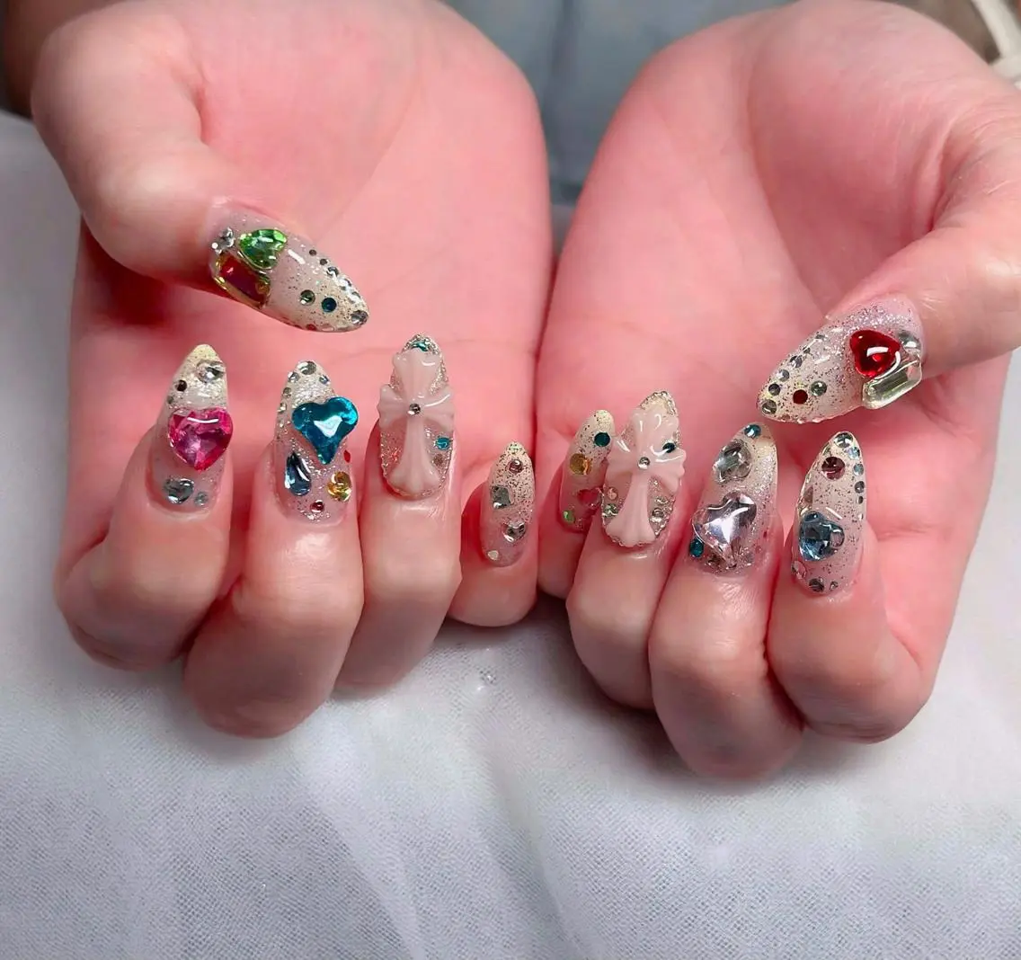 ネイル フレンチネイル ジェルネイル ハロウィン 韓国ネイル マグネットネイル ハンドネイル H.baby Nail Salonのネイルデザイン