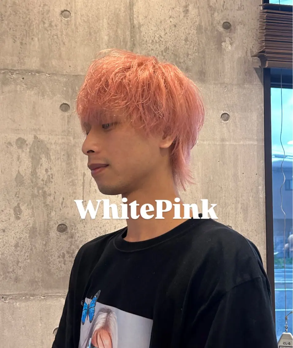 カラー メンズ メンズブリーチ メンズハイトーン ブリーチ ケアブリーチ ハイトーンカラー 当日予約ok！ Ryukiのヘアスタイル
