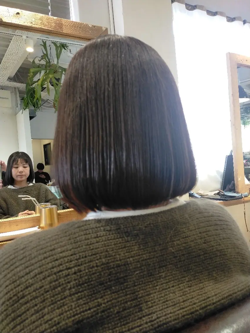 ミディアム カラー カット ヘアカラー トリートメント Culumi クルミ 松井照雄/梅田茶屋町のヘアスタイル