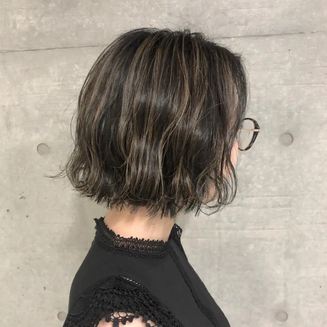 ミディアム カラー ハイライトカラー ハイライト 卒業式お呼ばれ🕊️ ヘアセット✴︎ミキのヘアスタイル