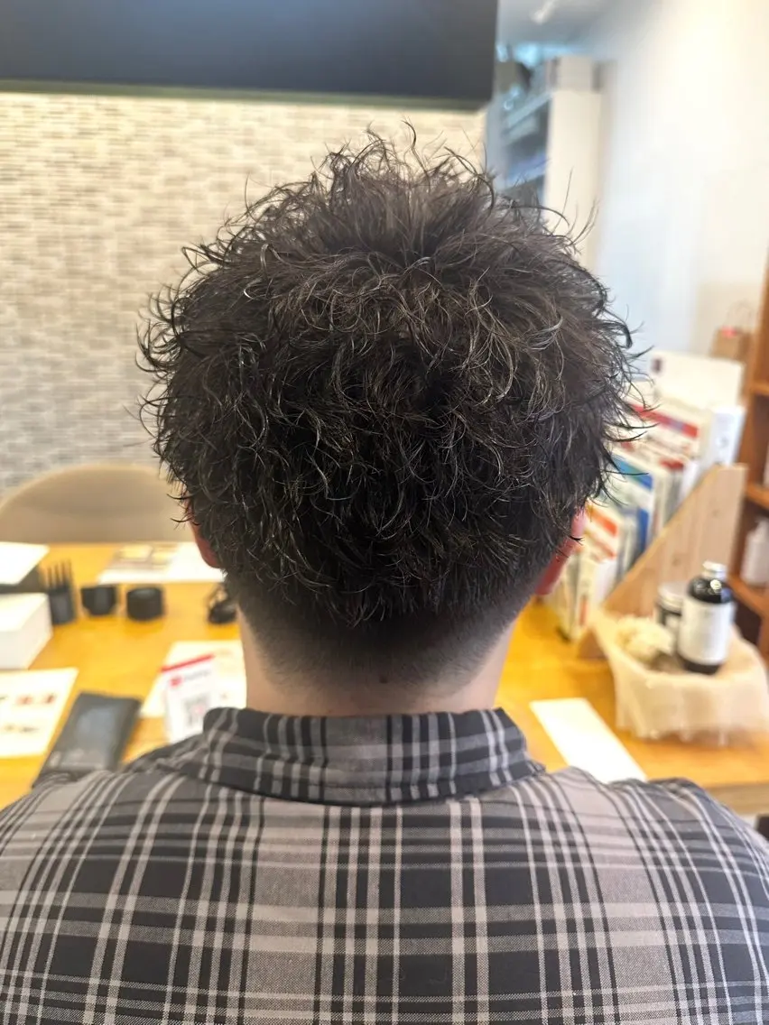 パーマ メンズ RICHAIR 長嶺旬佑のヘアスタイル