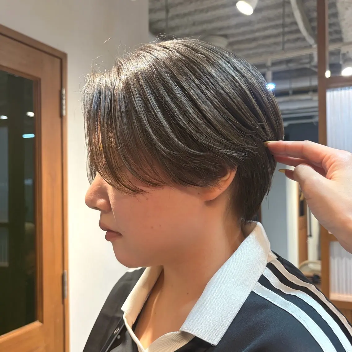 ショート カット ヘアカラー satone 🩵のヘアスタイル