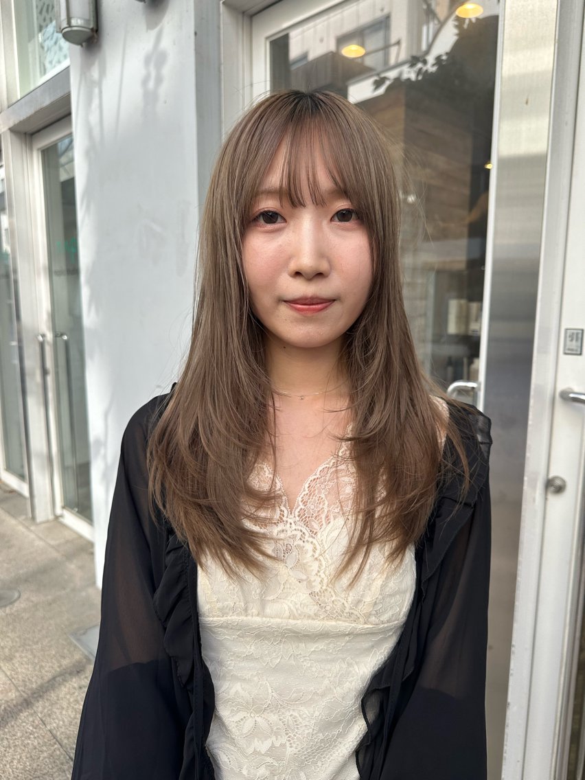 ロング カット ヘアカラー トリートメント 横地 凌のヘアスタイル