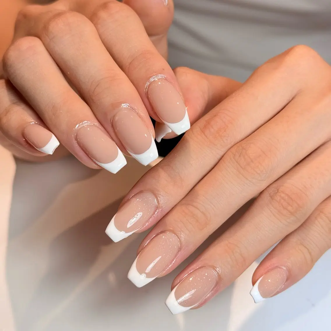 ネイル アートネイル チークネイル フレンチネイル グラデーション キラキラネイル ハンドネイル Risa_ Nailのネイルデザイン
