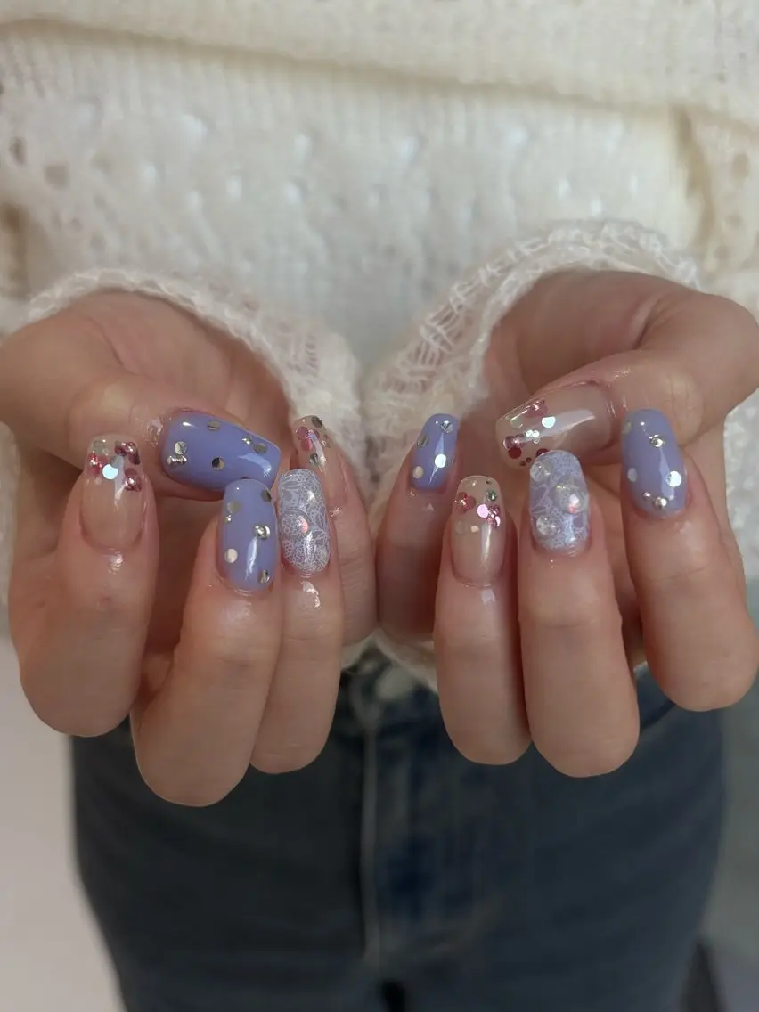 ネイル ハンドネイル CLALA Tokiho 🖤:のネイルデザイン