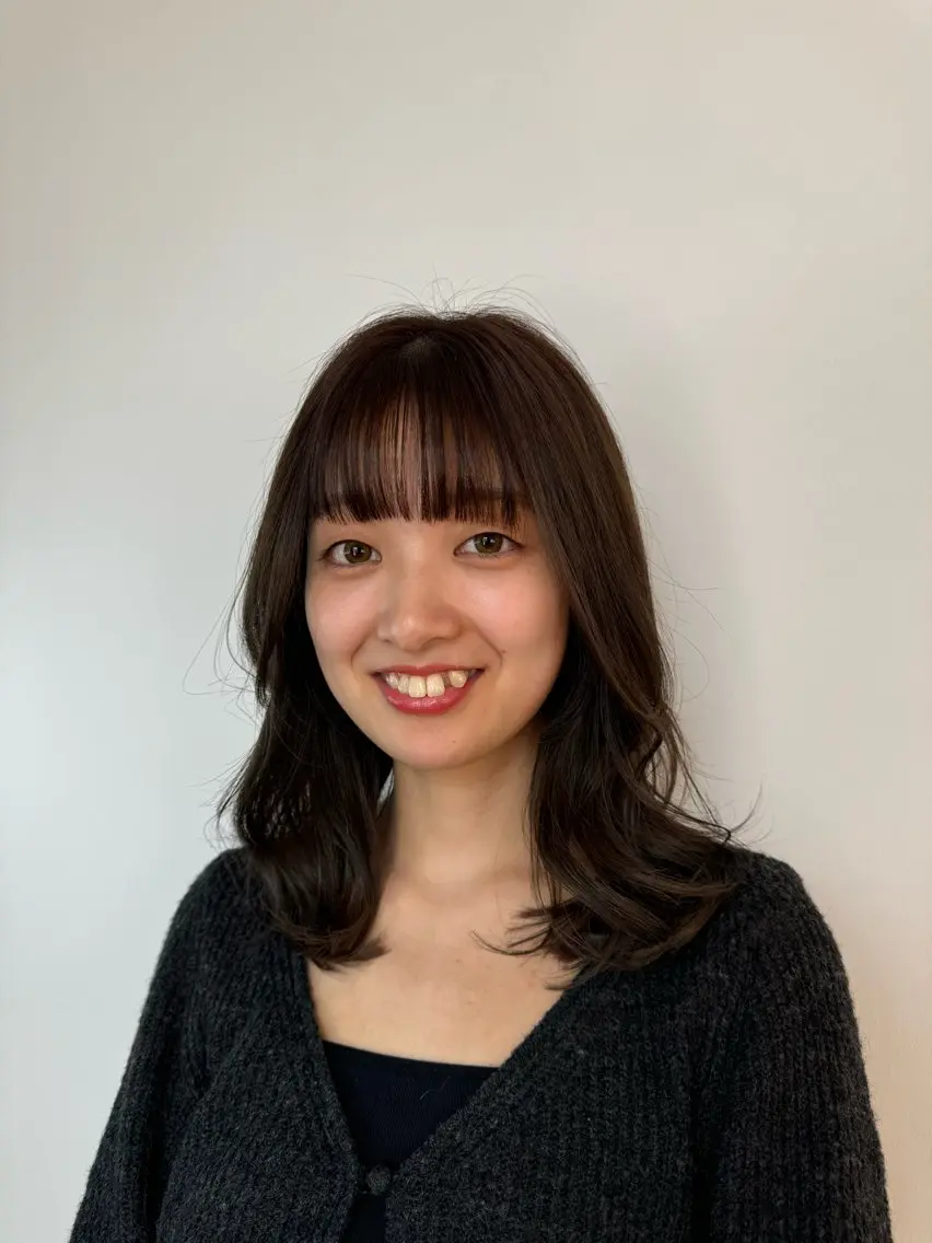 セミロング カラー ベージュカラー レイヤーカット カット ヘアカラー 髪質改善×艶カラー Haruのヘアスタイル