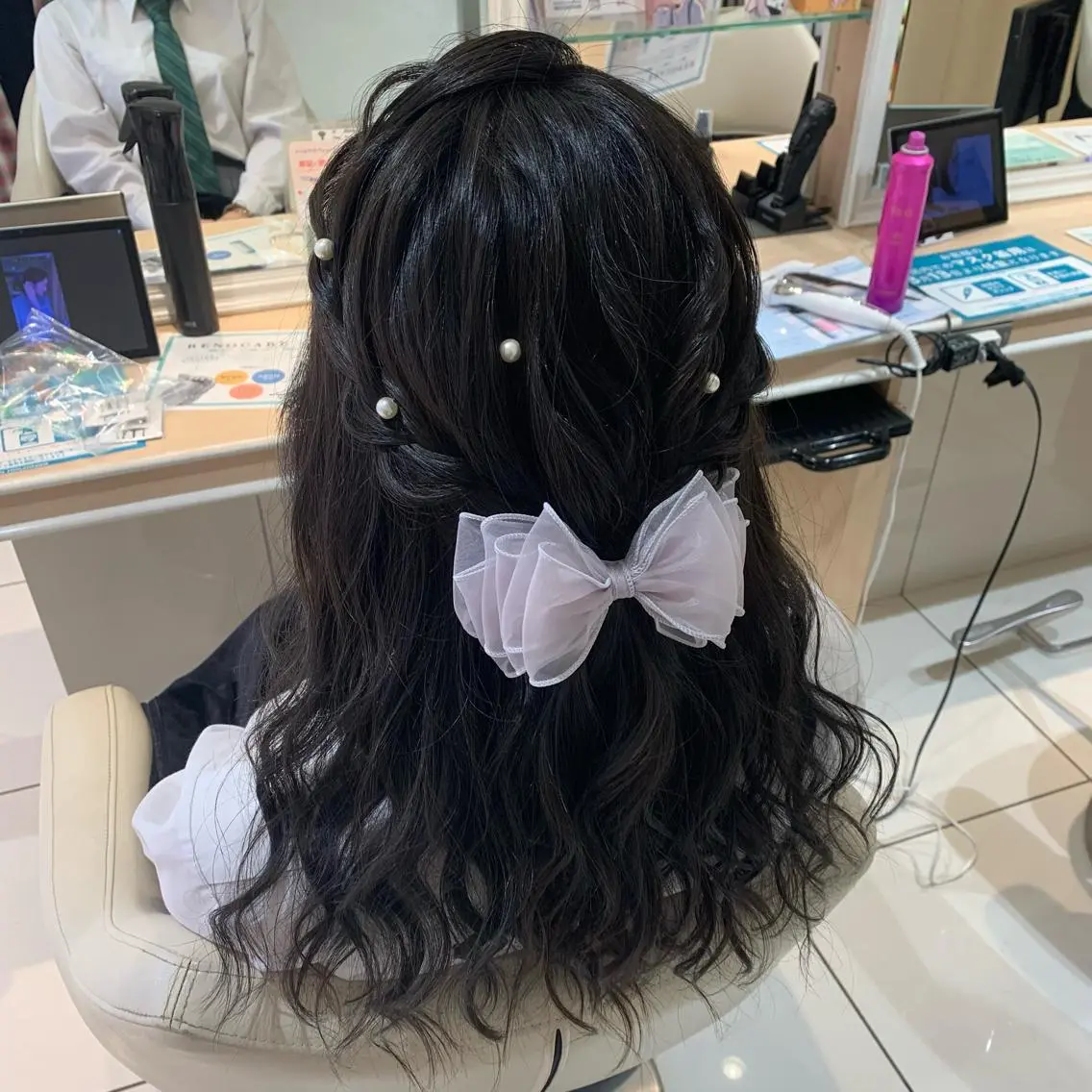 ロング ヘアアレンジ 宮永 璃沙のヘアスタイル