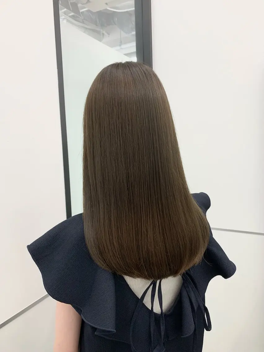 セミロング カラー ベージュカラー ヘアカラー ヘッドスパ 本格ヘッドスパ🌿 ×ヘア　佐藤のヘアスタイル