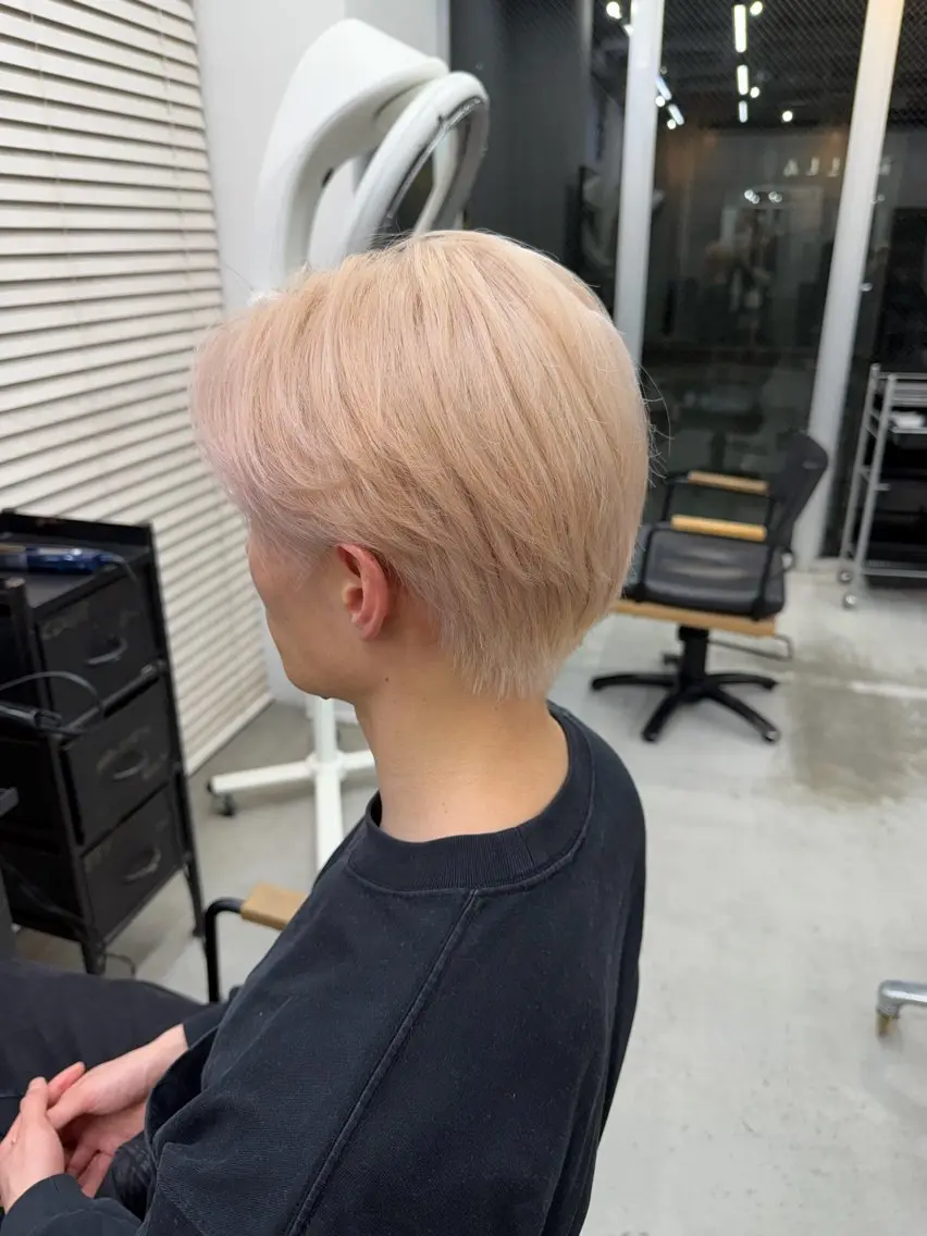 カラー ヘアカラー 🎀 のえか/ハイ トーン/ピンク🤍のヘアスタイル