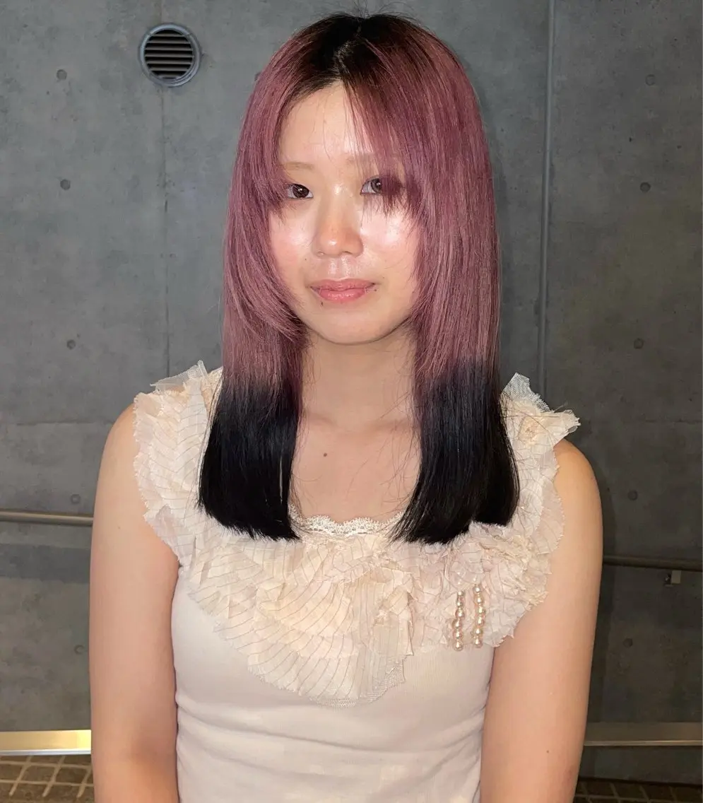 セミロング カラー ヘアカラー 🌈メンズパーマ🌈 メンズカットアリサのヘアスタイル
