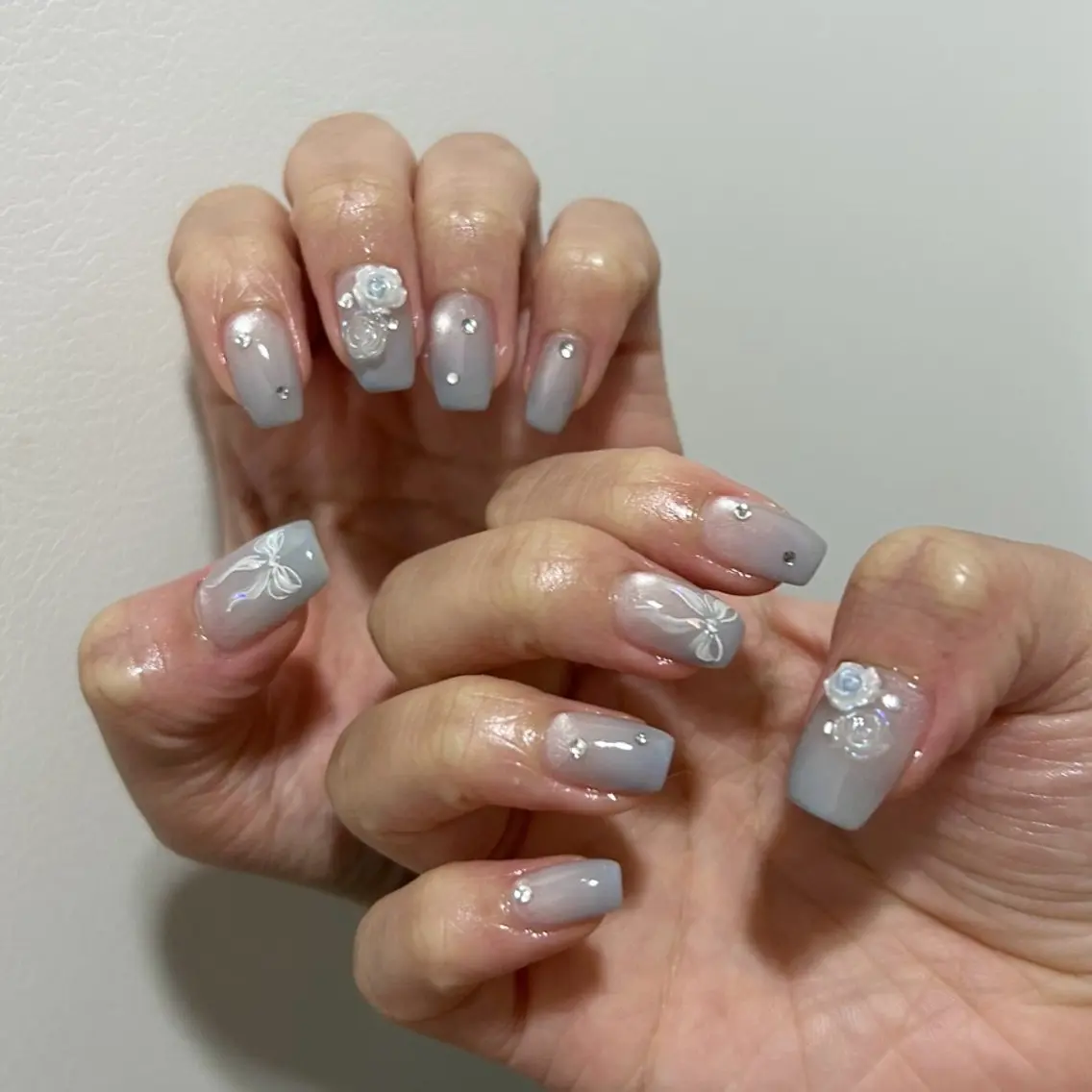 ネイル ハンドネイル パラあり！フィルイン 美フォルムのネイルデザイン