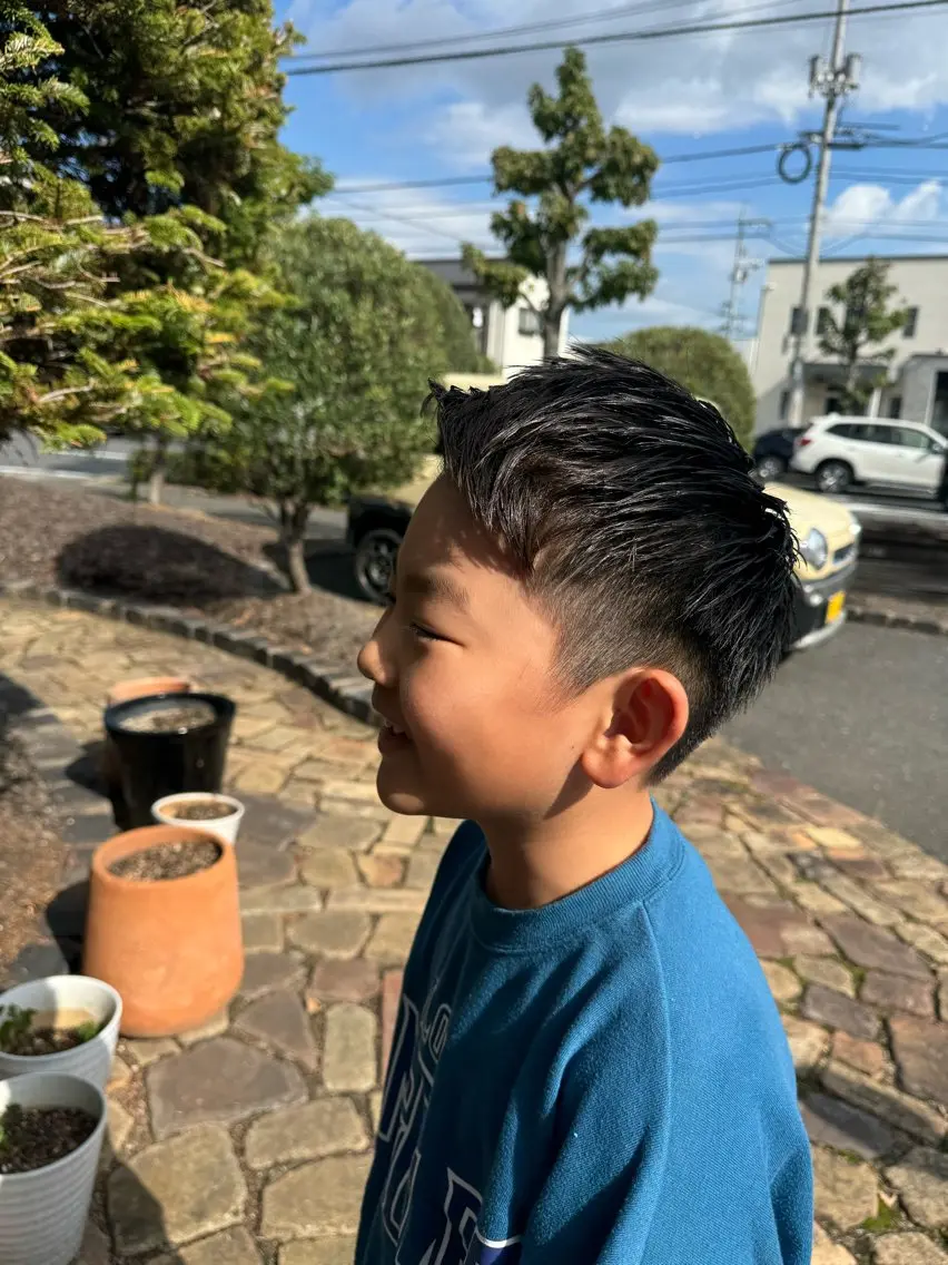 当日予約OK🌷⸒⸒キッズカット𓊆ㅤ0歳~小学生以下𓊇シャンプーなし× ママスタイリストによるカット➰🤍の写真