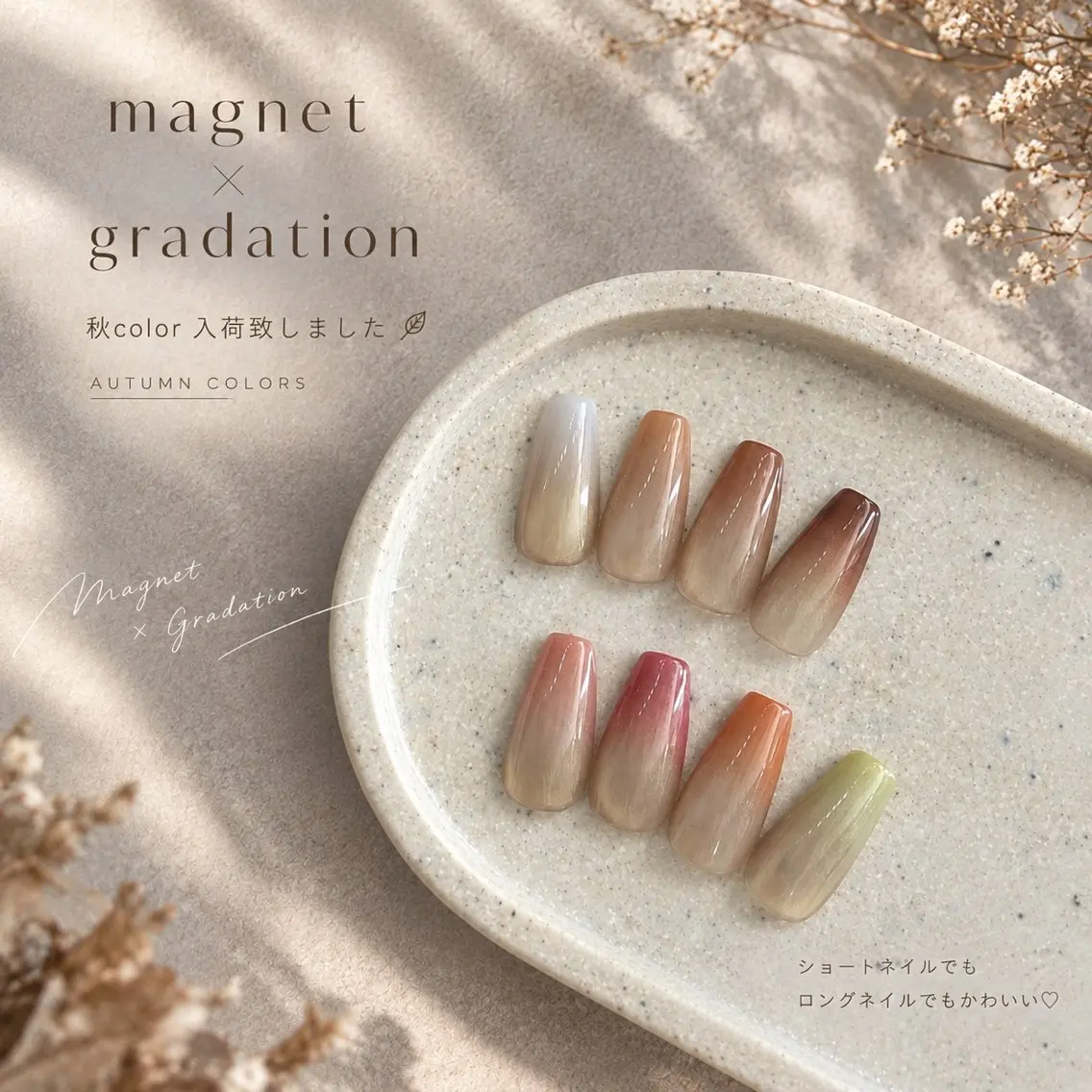 ネイル グラデーション マグネットネイル ハンドネイル eye&nail🪞 marina🫧のネイルデザイン