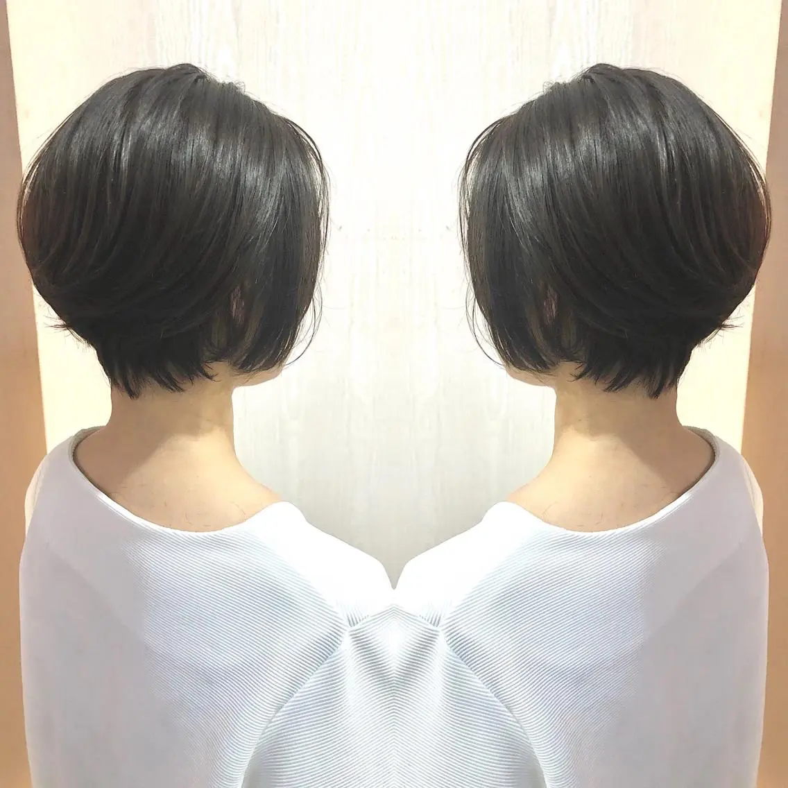ショート カラー ショートボブ ボブ ショートヘア カット ヘアカラー トリートメント 細川 亮のヘアスタイル