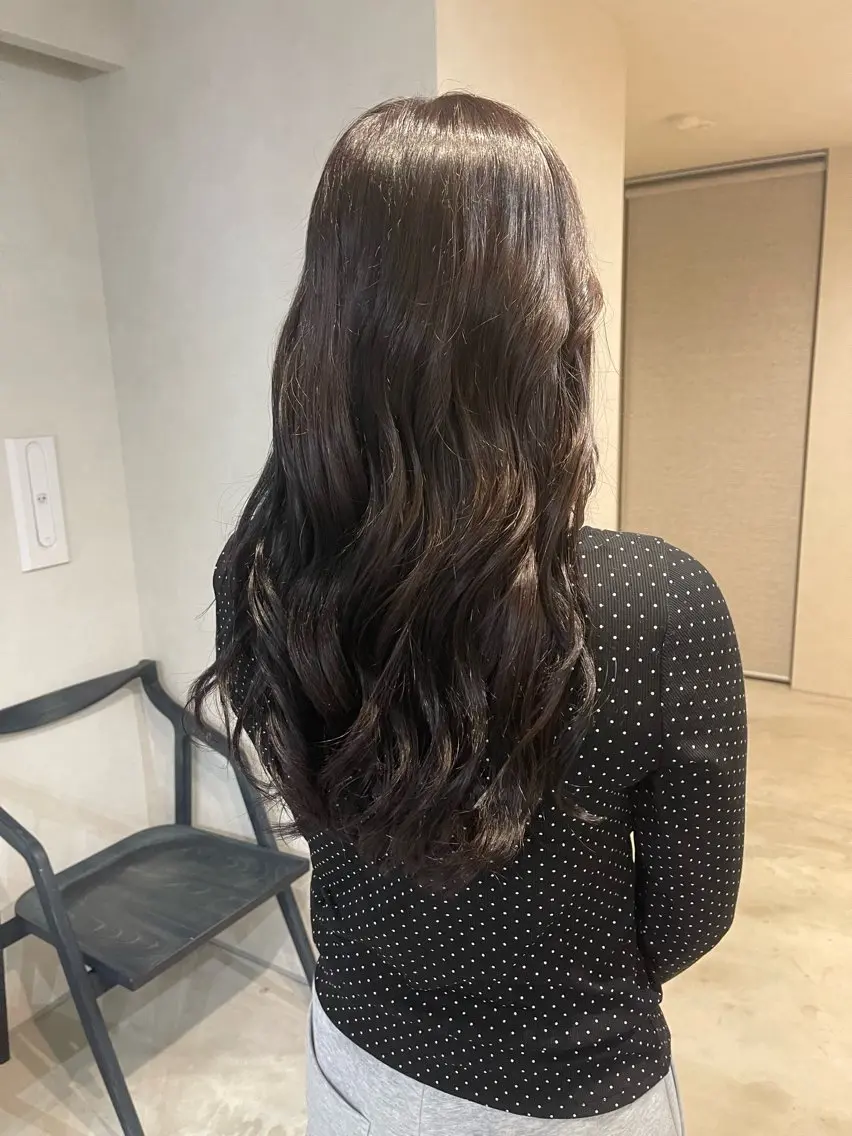 ロング ヘアカラー AMATORA SPA/福井美悠のヘアスタイル