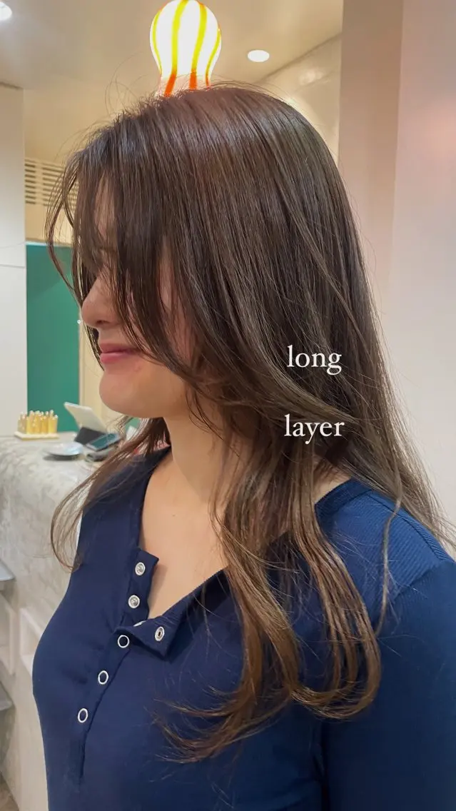 ロング カット Poche 丸山 愛万音のヘアスタイル