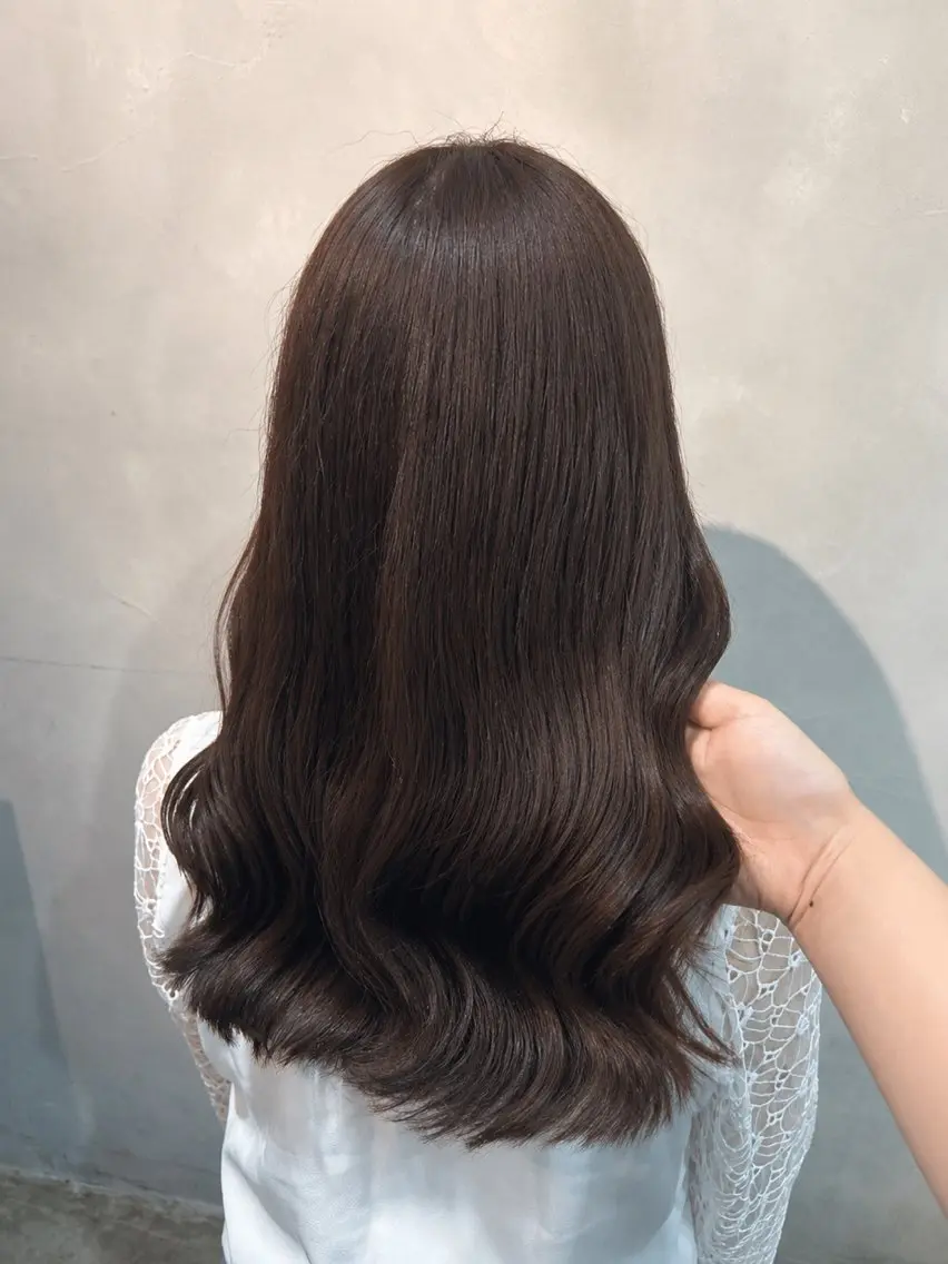 ロング カラー ブラウンカラー チョコレートブラウン 透明感カラー カット ヘアカラー トリートメント 渋谷/トレンドヘア 🦋🤍ふうかのヘアスタイル