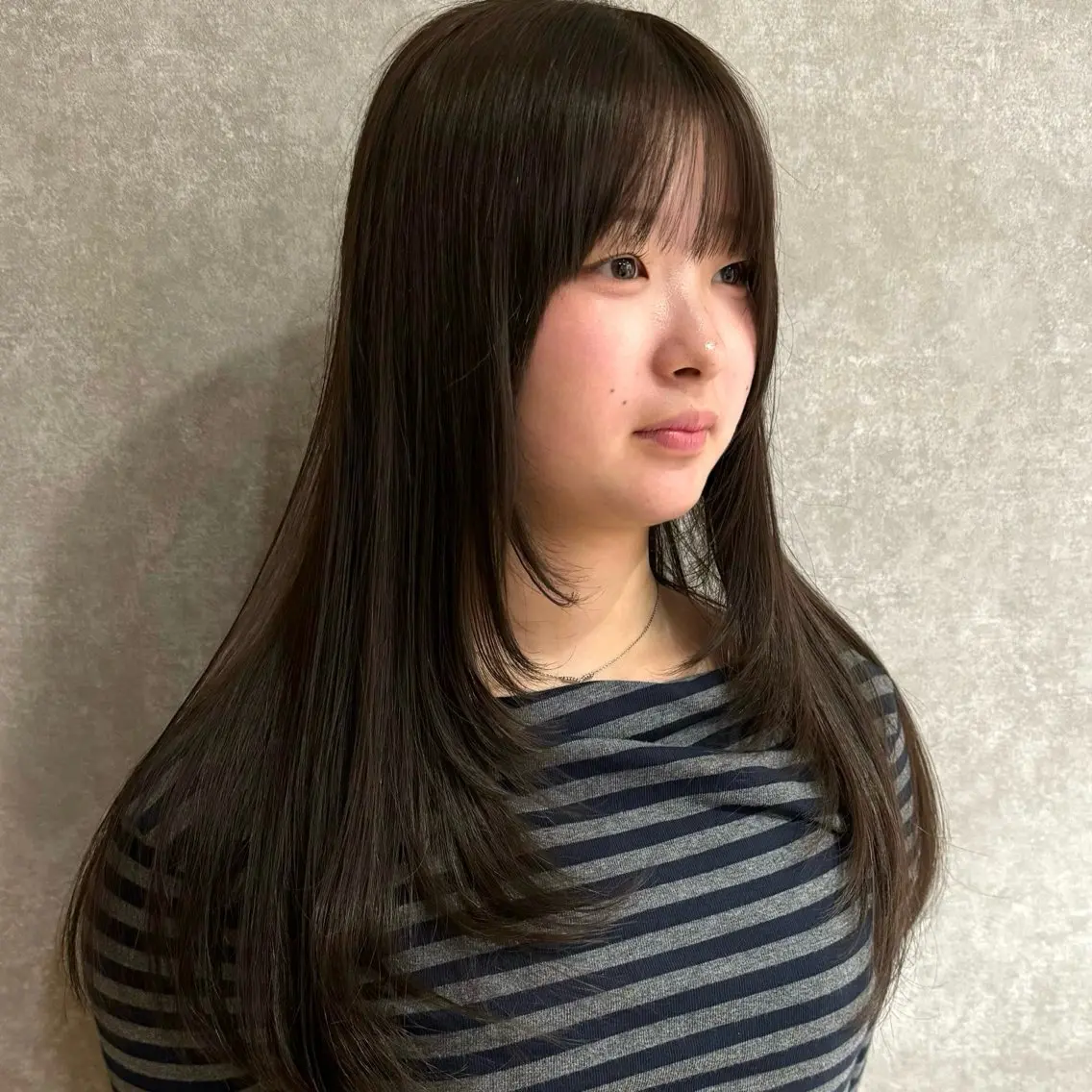 セミロング カット ヘアカラー 透明感/オリーブ /わがつまこうすけのヘアスタイル