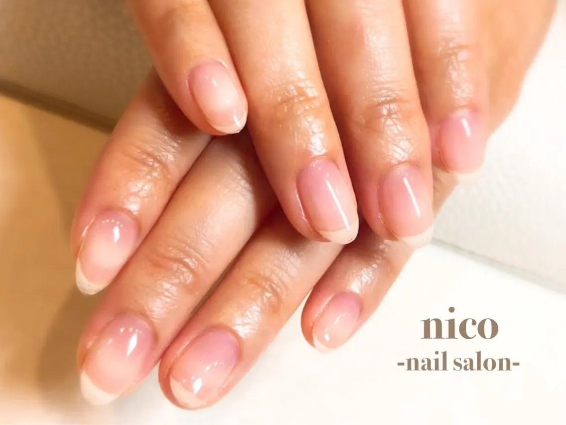 hand🫧クリアネイル(オフ込み)の写真