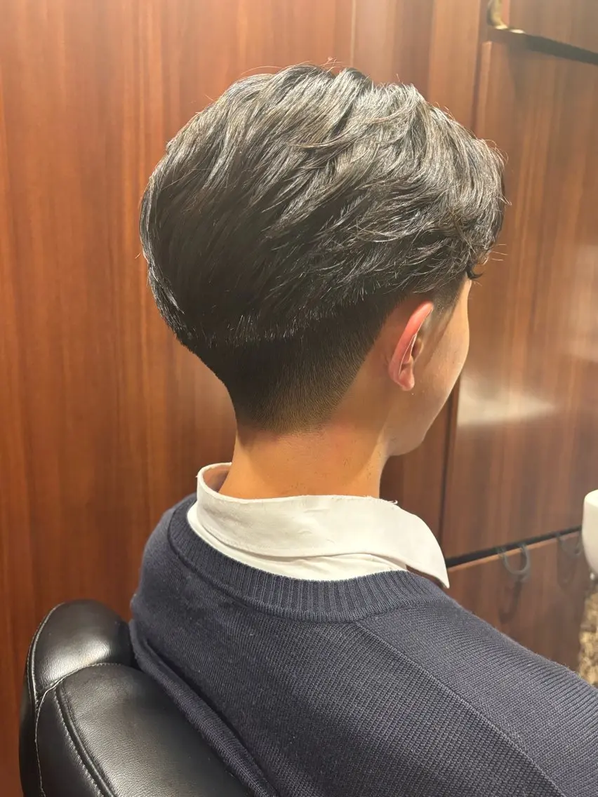 ショート カット 小松 美雄のヘアスタイル