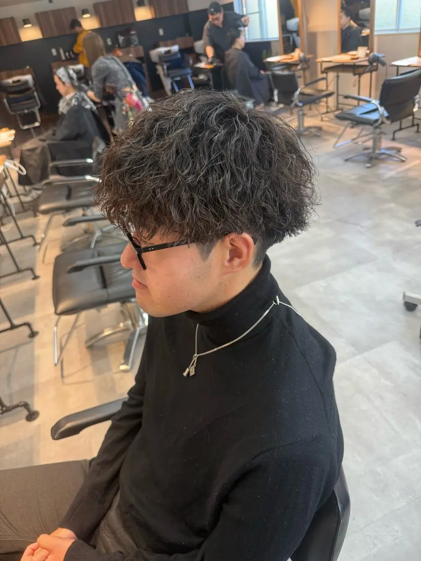 メンズ メンズ韓国風 メンズパーマ カット パーマ 垢抜けへの近道✂️ メンズ縮毛矯正/齊藤のヘアスタイル