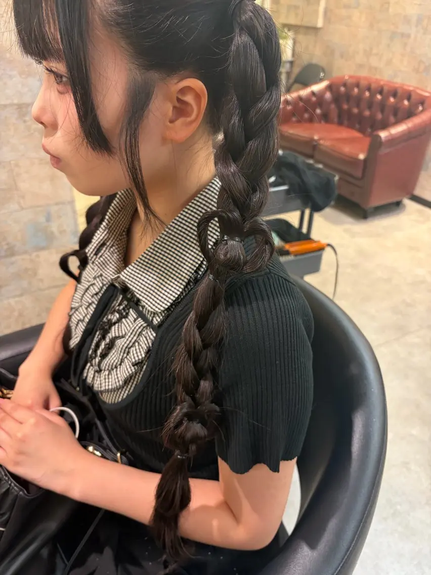 ロング ヘアアレンジ ヘアセット 前田 みのりのヘアスタイル