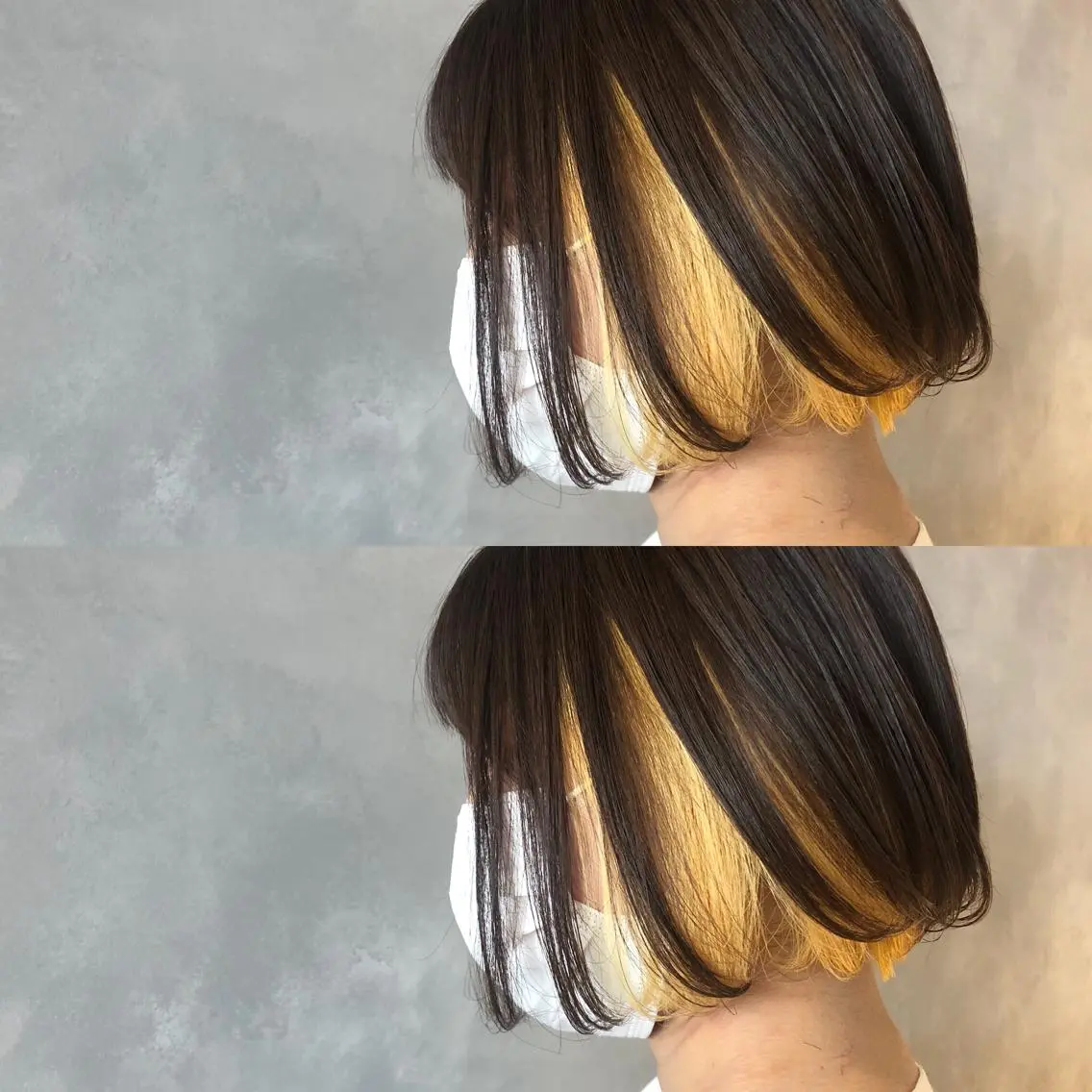 ショート カラー インナーカラー 長谷川 沙紀のヘアスタイル