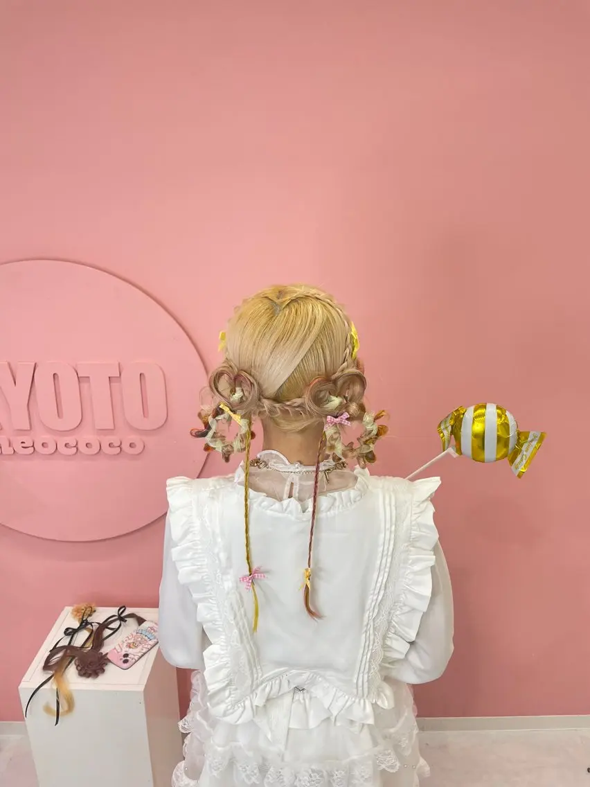ロング ヘアセット 山口 舞弥のヘアスタイル