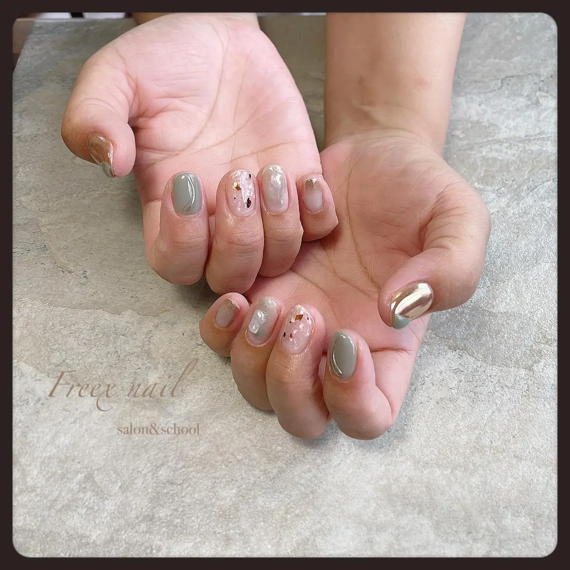 ネイル ニュアンスネイル ハンドネイル ハンドケア freex nail /ニュアンス/個性派のネイルデザイン