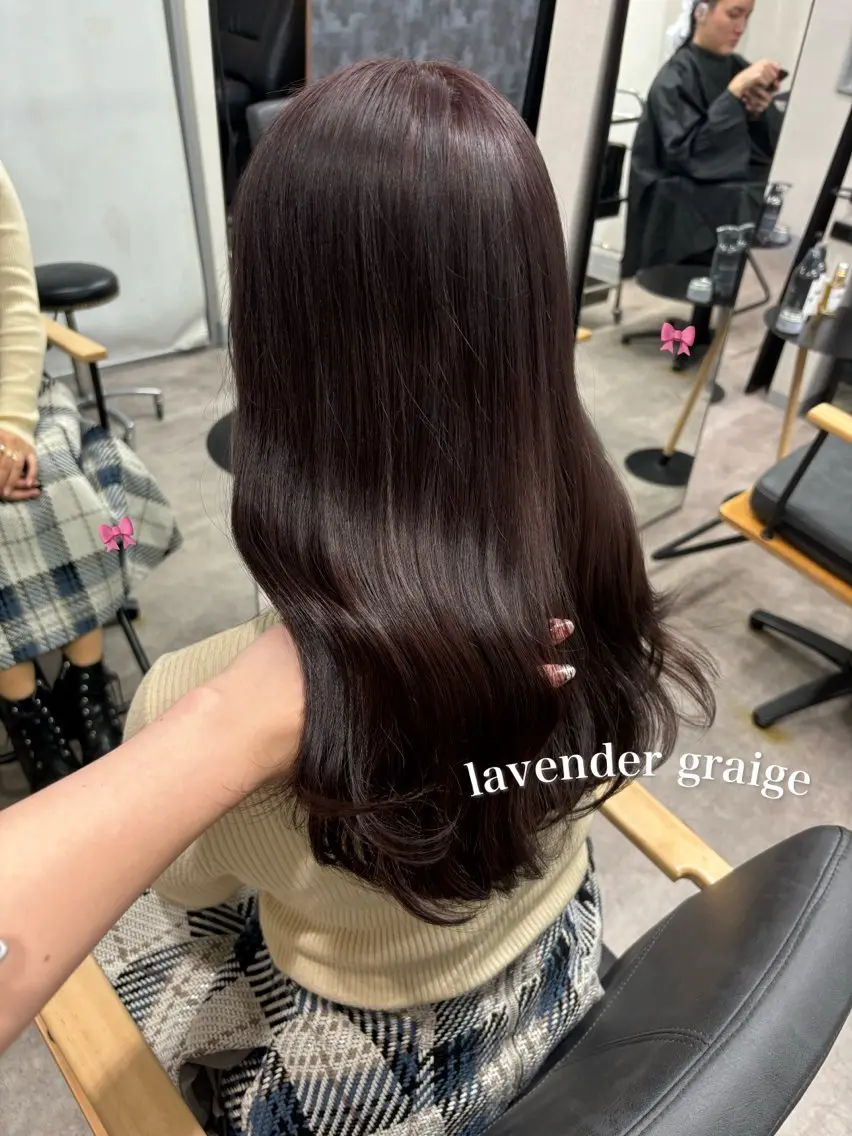 ロング ヘアカラー トリートメント ヘアセット ブリーチなし暖色 💗AKARI💗のヘアスタイル