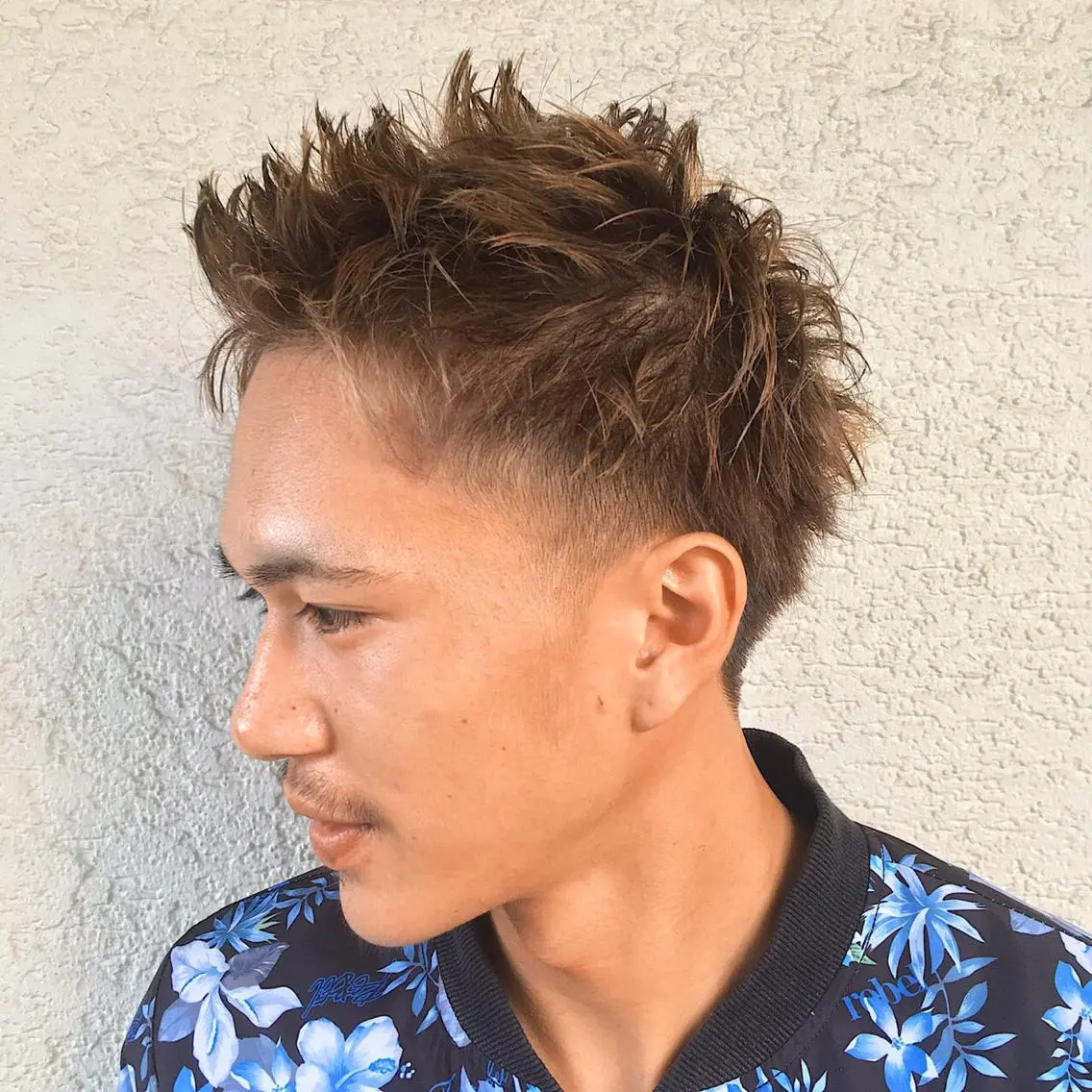 カラー メンズ 刈り上げ メンズサロン rootのヘアスタイル
