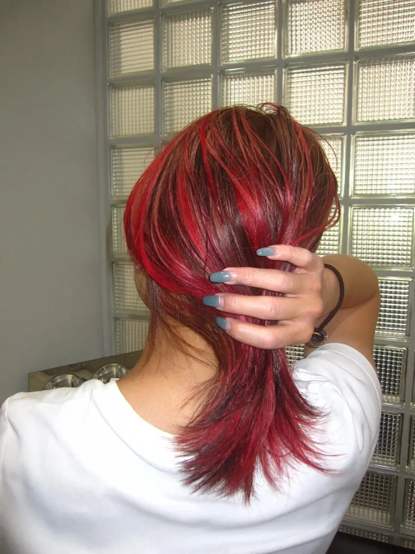 ミディアム カラー ヘアカラー トリートメント 天神大名/カラー特化 レイヤー/似合わせのヘアスタイル