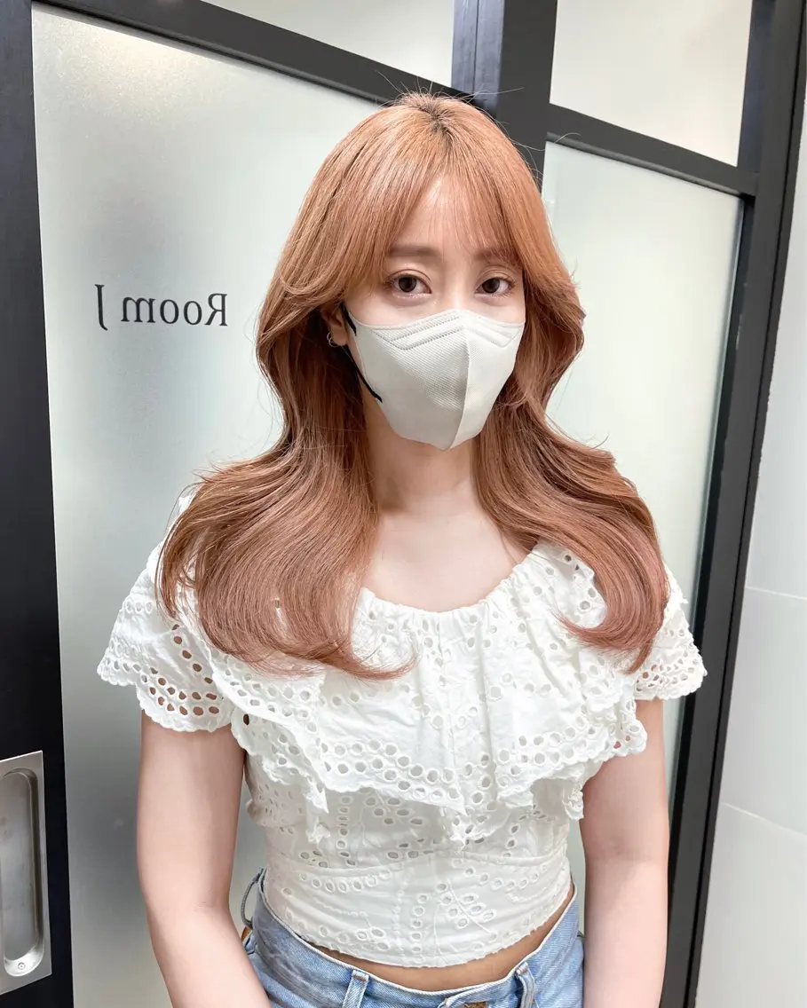 カラー カット ヘアカラー トリートメント 韓国レイヤーカット 髪質改善▫️水野有真のヘアスタイル