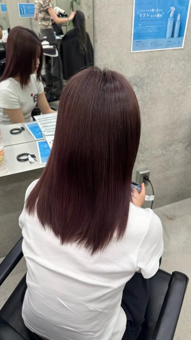 ロング カラー Kazuki/名古屋 ブリーチ/髪質改善のヘアスタイル