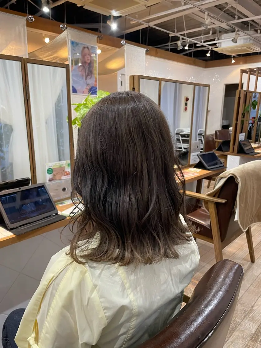 ⭐️営業中メニュー⭐️カット+うるつやカラー+うるつやトリートメントの写真