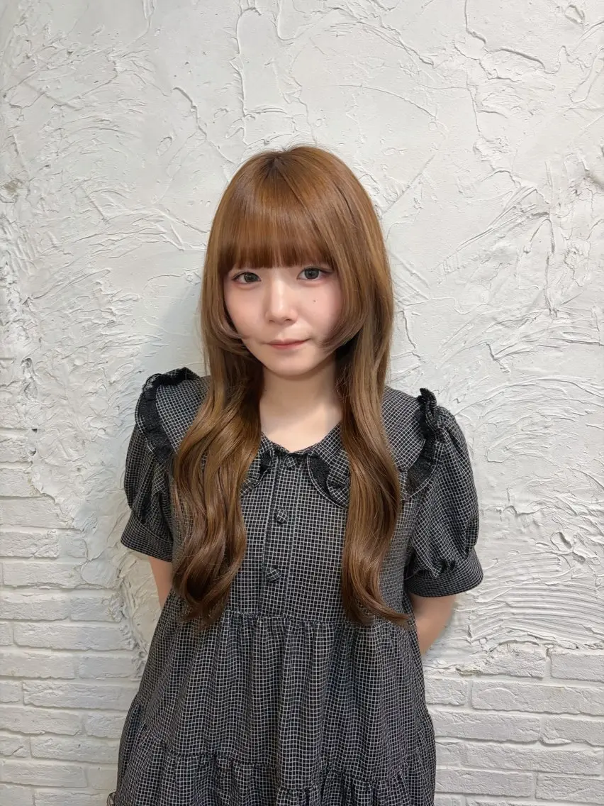 ロング カラー エクステ カット ヘアカラー エクステ girly/ヘア メイクMitsukiのヘアスタイル