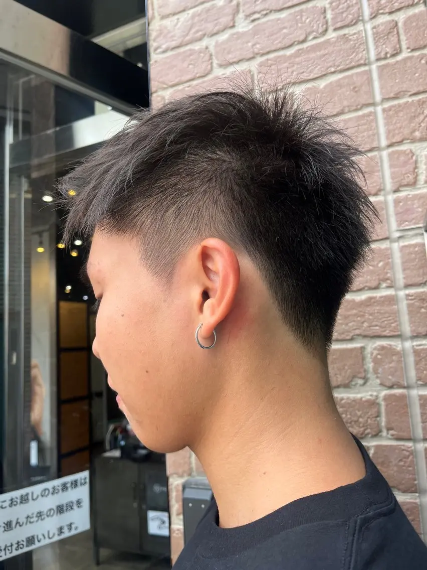ショート メンズ 久木原 ゆりのヘアスタイル