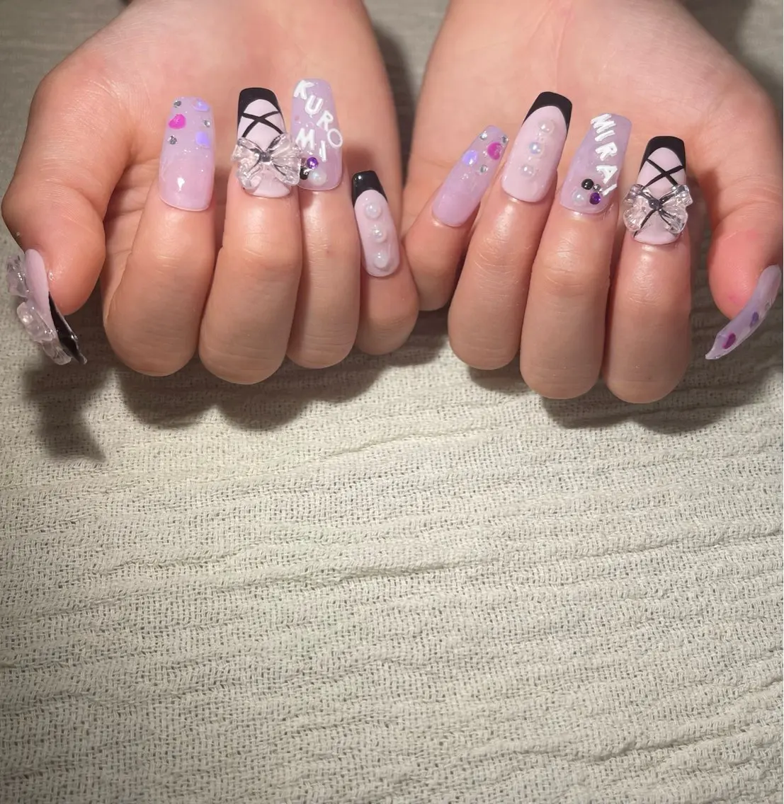 キッズ ネイル ネイルチップ nanairo nailのネイルデザイン