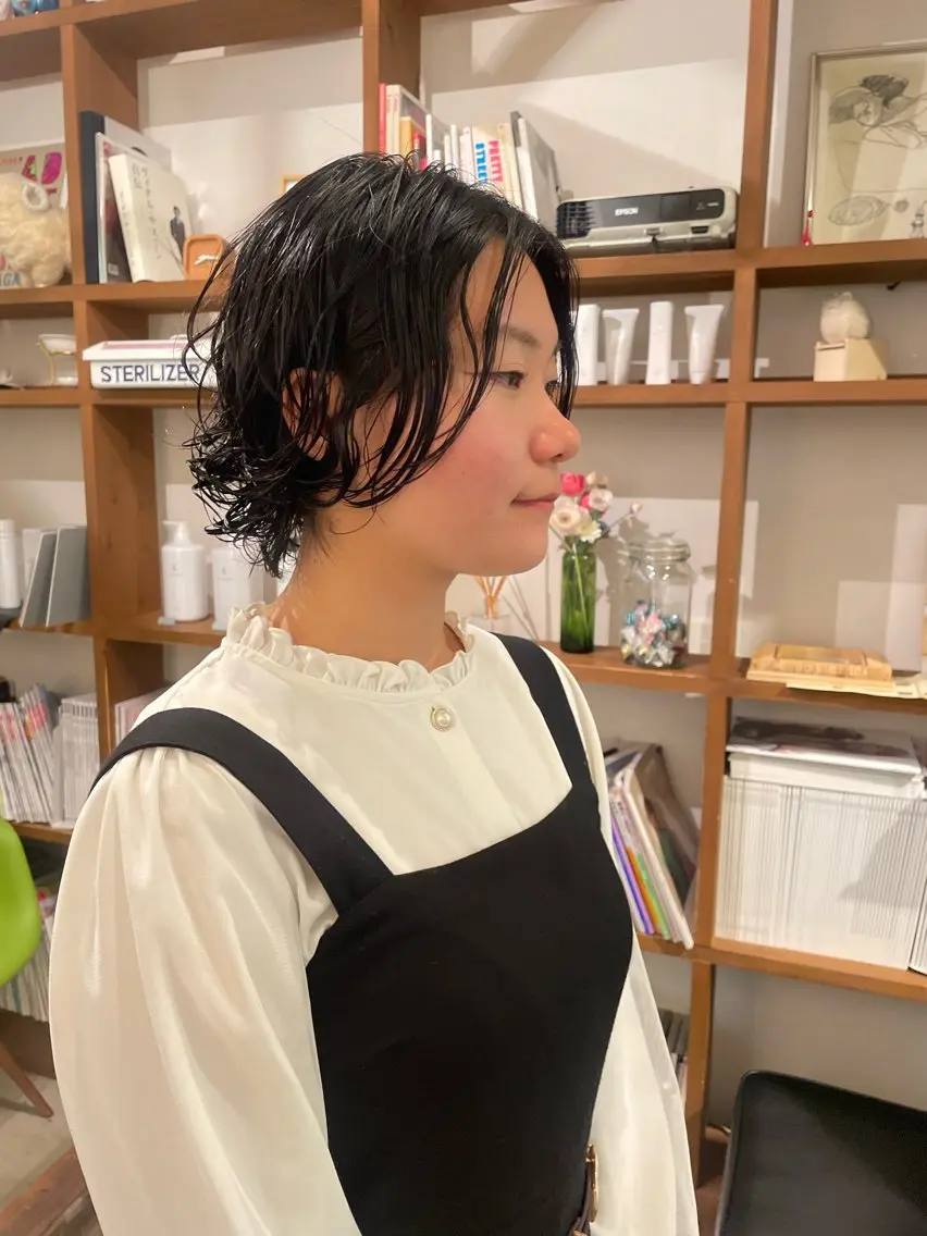 ショート カットモデル募集 西川二葉のヘアスタイル