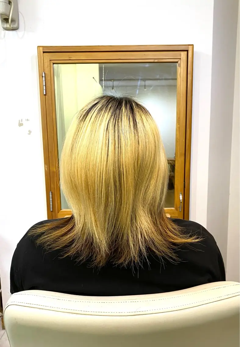ミディアム カラー CRADLE Takeuchiのヘアスタイル