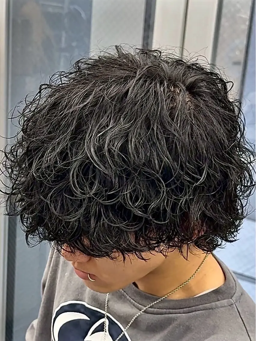 パーマ メンズ 👑未来の神童👑 しょーたのヘアスタイル