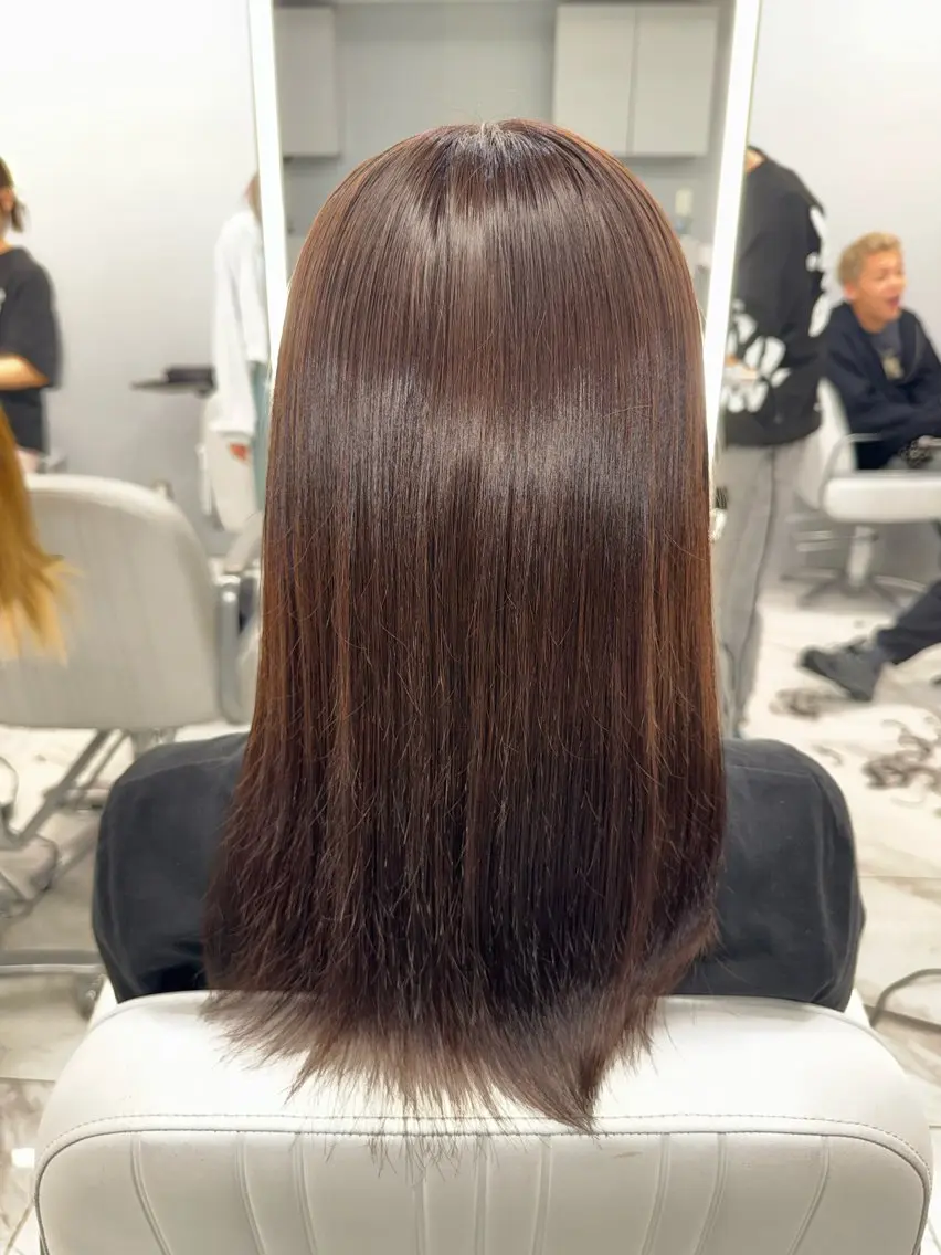ミディアム ヘアカラー 新宿/艶髪ケアカラー 🥇SEIYAのヘアスタイル