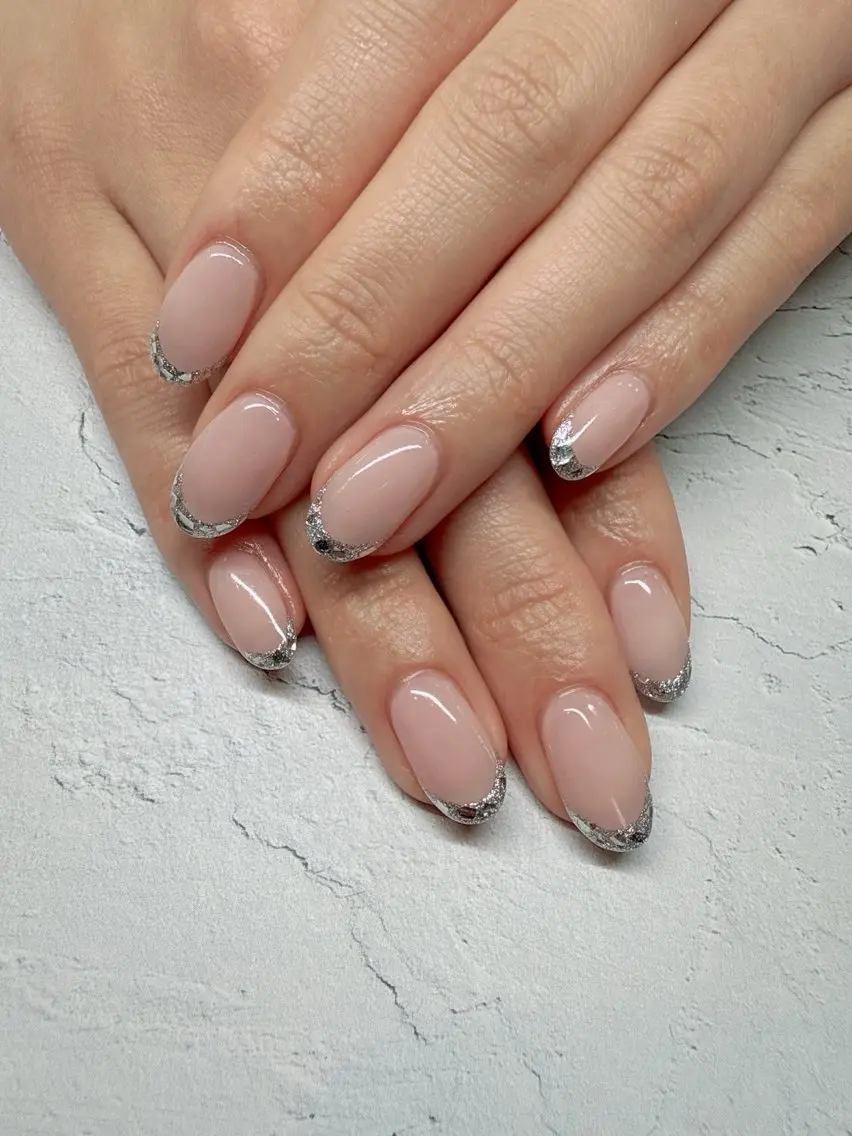 ネイル フレンチネイル ガラスフレンチ ハンドネイル nailist SATO【銀座】のネイルデザイン