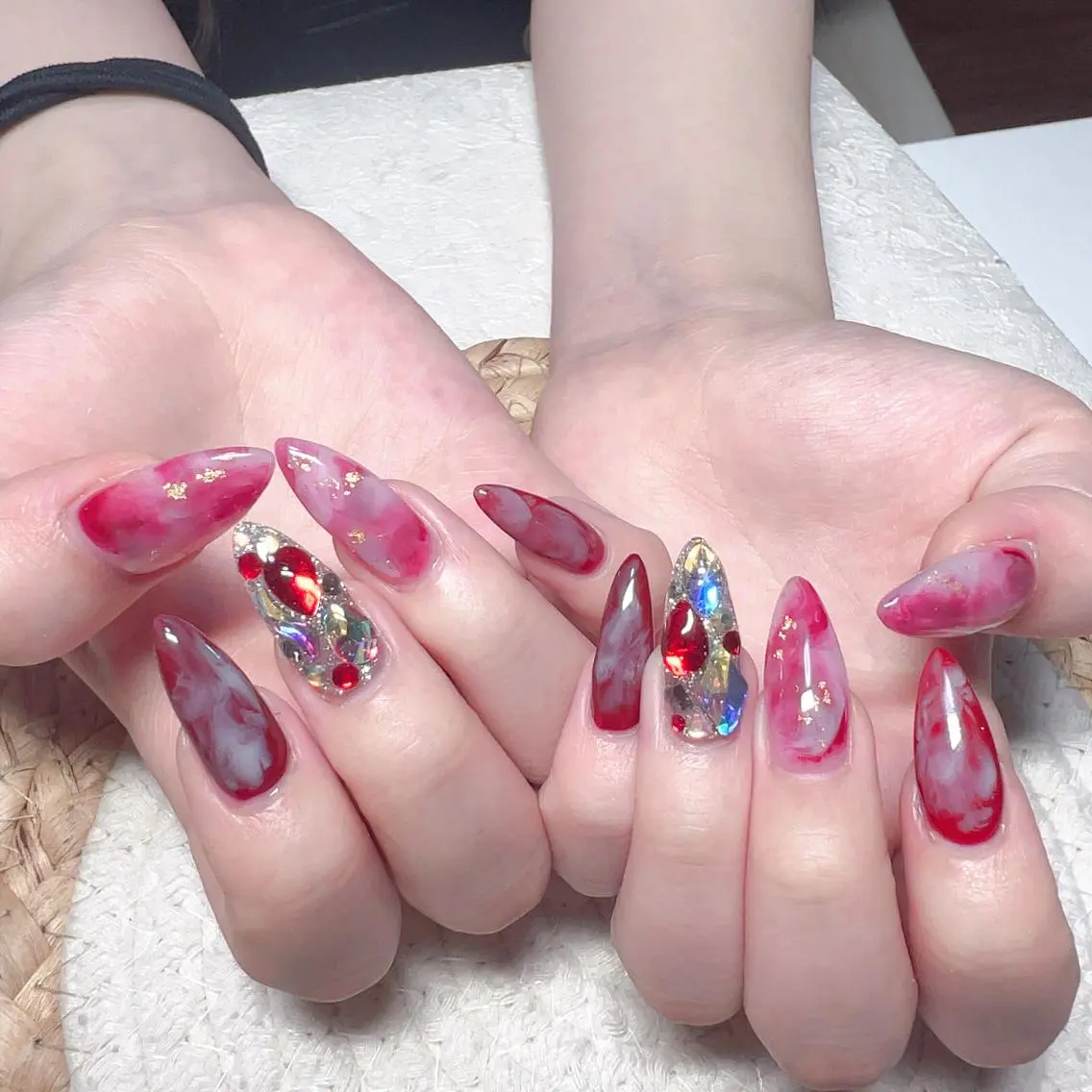 ネイル ハンドネイル M 🌷Nail 長さだし専門店のネイルデザイン
